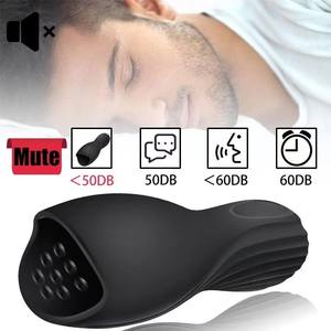 Высококачественный водонепроницаемый силиконовый автоматический вибратор-мастурбатор 2-в-1 для мужчин, карманный, без рук, имитирующий вагинальный секс - Product Image 2