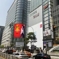 Transparent Led Real Katana Épée Mur Led Médias Écran vitrine Boîte Affichage Led Écran pour Extérieur Hôtel Bâtiment
