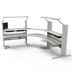 Banc de travail ESD en acier pour réparation de téléphones portables, 72 pouces, 15 tiroirs, capacité 100 kg, pour logiciels électriques mobiles - Product Image 1