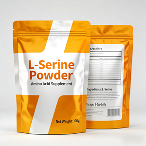 Suplemento de Aminoácido L-Serina de Alta Calidad, Polvo Puro de L-Serina al 99% para Cosméticos y Alimentos, OEM, Marca Privada, Paquete Personalizado - Product Image 1