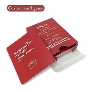Diseño personalizado de alta calidad mate barnizado entretenido juego de cartas de <span class=keywords><strong>preguntas</strong></span> interactivo - Product Image 2