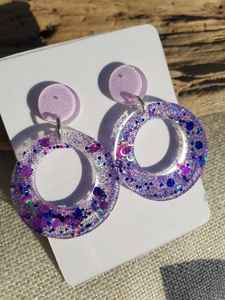 Pendientes de resina de moda, estilo ligero y cómodo, perfecto para uso diario, fiestas y combinación con atuendos modernos, accesorios de moda - Product Image 4