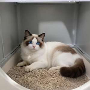 DongnaiPETS Litière pour chat écologique, biodégradable, agglomérante rapide, anti-odeur, 99% sans poussière, absorbante, à base de poudre de maïs et de bentonite - Product Image 1