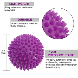 9cm de alta densidad mano cuerpo auto masaje herramienta terapia Spike masaje bola para pies - Product Image 3