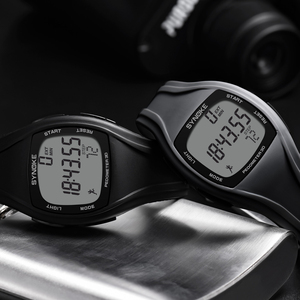 Reloj deportivo resistente al agua con grabación de tiempo, conteo de pasos 3D, deportes, estudiante masculino, reloj electrónico con luz nocturna multifuncional - Product Image 3