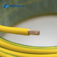 Câble de terre en cuivre sans oxygène isolé en PVC jaune vert, monoconducteur, 6 mm2, 450/750 V, pour application en centrale électrique