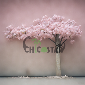 Fleurs de cerisier artificielles <span class=keywords><strong>en</strong></span> fibre de verre décoratives d'intérieur-<span class=keywords><strong>Fleur</strong></span> simulée de type arbre pour décoration d'intérieur - Product Image 1