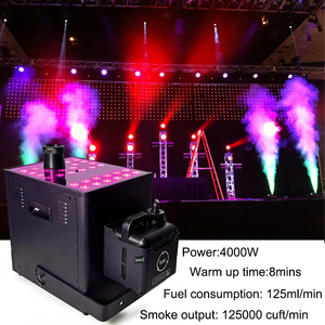 Máquina de Humo CO2 Igracelite Simulation de 4000W, Resistente al Agua IPX4, 30x5W LED RGB, Cañón de Humo de 20M, DMX512, Efecto para Fiestas y Escenarios - Product Image 4