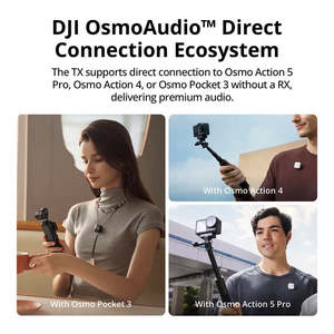 ไมโครโฟนไร้สาย DJI Mic Mini 2 Tx 1 Rx พร้อมกล่องชาร์จ น้ำหนักเบา เสียงคุณภาพสูง สำหรับสมาร์ทโฟน กล้อง วิดีโอบล็อก สัมภาษณ์ - Product Image 4
