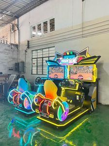 Máquina de Carreras Speed Racer para 2 Jugadores, con Movimiento, Operada con Monedas, Pantalla Dual, para Uso Comercial en Interiores - Product Image 6