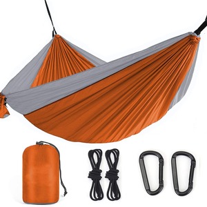 Hamac en tissu parachute en nylon pour une ou deux personnes, lit suspendu pour pique-nique, hamac de camping en plein air - Product Image 2