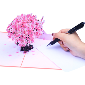 Cartes de vœux 3D <span class=keywords><strong>pop</strong></span>-up personnalisées en forme de cœur « Je t'aime » pour la Saint-Valentin, découpées au laser, faites à la main, avec enveloppes, pour les grossistes - Product Image 2