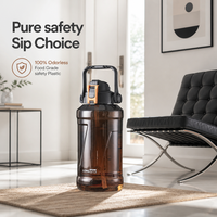 Bouteille d'hydratation réutilisable 2L Longstar OEM sans BPA, anti-fuite, écologique, avec bouchon à boire directement et corde pour adultes