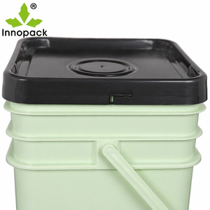 <span class=keywords><strong>Bidones</strong></span> de Plástico Cuadrados Negros al por Mayor, Cubo de Plástico Grande de 20l con Asa y Tapa en <span class=keywords><strong>Venta</strong></span> - Product Image 3