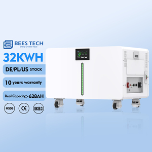 Batería de Litio Solar Móvil de 51.2V 628Ah 32kWh 11000 Ciclos 30KWh, Batería de Almacenamiento de Energía Doméstica de Montaje en Suelo - Product Image 3