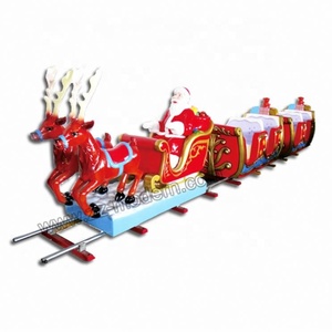 สินค้าสวนสนุกอื่นๆ รถไฟรางขนาดเล็กสำหรับเด็กช่วงคริสต์มาสสำหรับขาย - Product Image 1