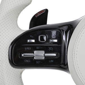 <span class=keywords><strong>Volant</strong></span> Mercedes Benz en cuir blanc et fibre de carbone forgée pour W204 W205 W211 W213 W212 W222 EQA E550 <span class=keywords><strong>AMG</strong></span> GT - Product Image 3