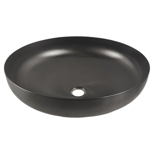 Lavabo de comptoir en acier inoxydable 304, <span class=keywords><strong>petit</strong></span> lavabo pour villa et gîte, évier à <span class=keywords><strong>main</strong></span> rond épaissi, <span class=keywords><strong>noir</strong></span> antique - Product Image 1