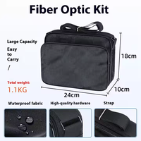 Kit d'outils pour fibre optique pour épissureuse, stylo lumineux rouge, coupe-fibre, FTTH CATV 4G, pince Miller, puissance optique OTDR, connecteur FC, occasion