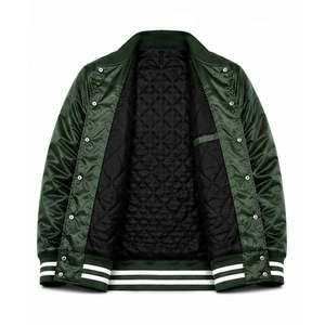 Premium Satin Fashion <b>Jacket</b> Featuring Durable Stitching and Comfortable Fit for Everyday Lifestyle and Outdoor Use Satin Jacker - Product Image 4