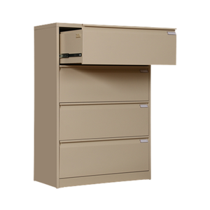 Tủ hồ sơ chuyên nghiệp cho văn phòng sử dụng với hệ thống khóa an toàn 4 ngăn kéo tủ hồ sơ bên - Product Image 5