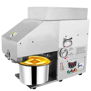 Noiseless oil press machine/small commercial spiral cold press oil pressing
