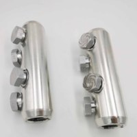 Connecteur de câble terminal en aluminium étamé anti-huile pour transformateurs avec cosses à boulons de cisaillement mécanique