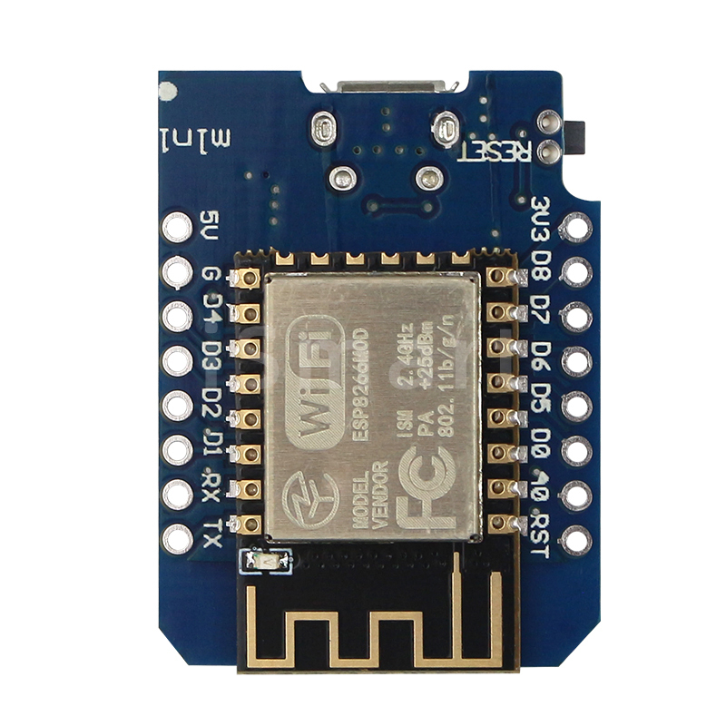 AZDelivery D1 Mini NodeMcu con Modulo WiFi ESP8266-12F Scheda di Sviluppo CH340G Lua compatibile con Arduino incluso E-Book