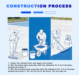 Gránulos de caucho EPDM CNMI para áreas de recreación de hoteles - Product Image 3