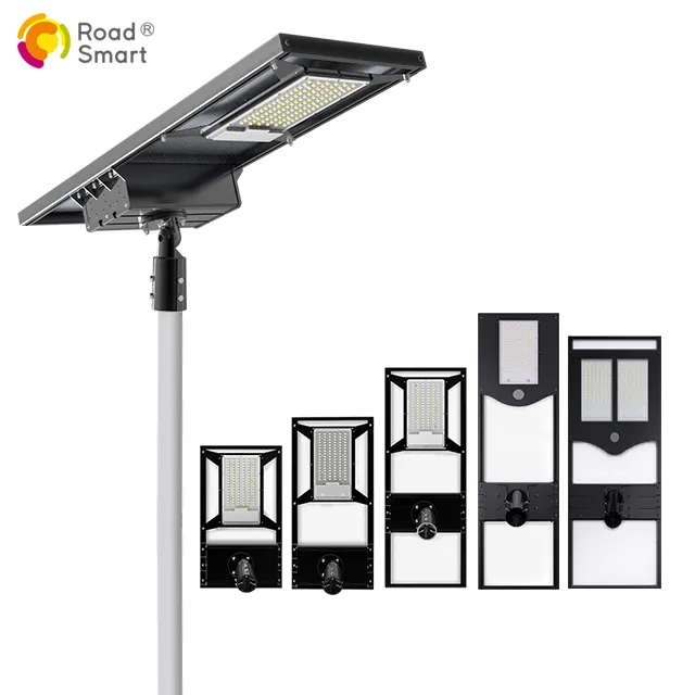 High Power High Lumen Integrated All In 1 Outdoor Waterproof IP65 100w 200w 300w All In 1 Led Solar Street Light