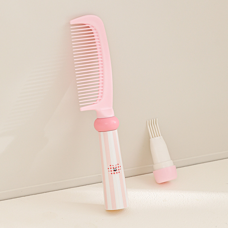 Peigne plat amélioré en dopamine [racine de lotus rose]