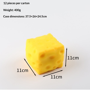 ของเล่นบีบชีสจำลองขนาดใหญ่พิเศษ รุ่นใหม่ บรรเทาความเครียด สนุกสนานสำหรับวัยรุ่น ของขวัญขายส่ง - Product Image 5