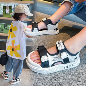 Chaussures de plage fermées à bout souple pour garçons, nouvelle collection été 2025, avec fermeture auto-agrippante et tige synthétique, pour enfants plus âgés - Product Image 3