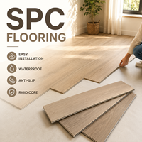 Teppich-Vinylboden SPC Starrkern-Klickfliesen mit IXPE-Rücken, Graue Textur, für Hotel, Büro, Projekte, Fabrikhersteller, Maßanfertigung