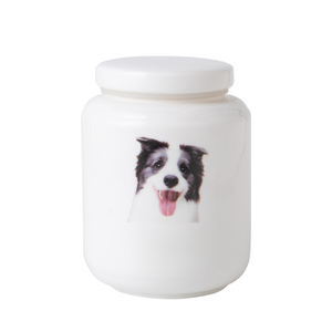 Urna Funeraria in Ceramica Moderna Personalizzata per Gatti e Cuccioli, Vaso per Cremazione con Logo Personalizzato Fatto a Mano - Product Image 4
