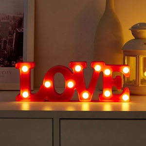 <span class=keywords><strong>Letras</strong></span> de Neón LED con el Símbolo del Amor, Letreros Personalizados en 3D de Metal Galvanizado Ecológico, Decoraciones para el Día de San Valentín y Bodas - Product Image 5