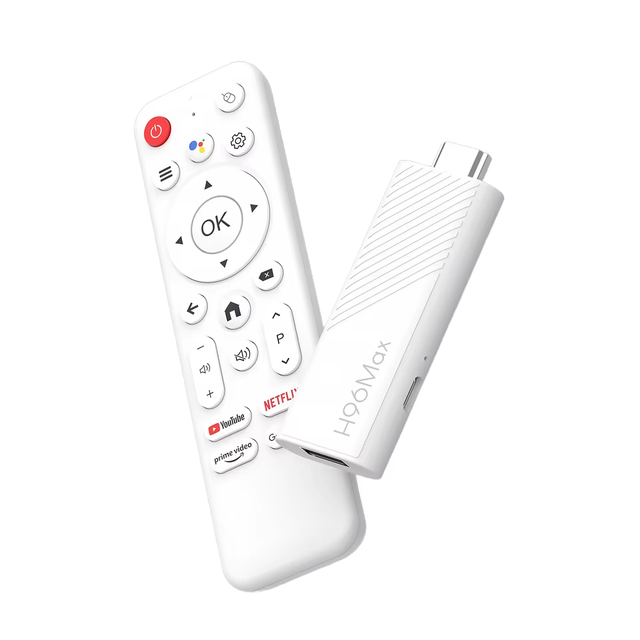 H96 MAX Smart Quad Core Android 14 TV Stick 2.4G 5.8G WiFi 2G RAM 8/16G ROM 4K HDR Media Player Set Top Box 1 Year US/EU