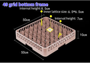 Étagère moderne à double niveau avec coins <span class=keywords><strong>en</strong></span> plastique pour le rangement des verres, étagère de cuisine pour le stockage du <span class=keywords><strong>vin</strong></span> et du champagne, style bar, pour bols et assiettes - Product Image 2