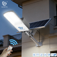 Farolas Solares Personalizadas con Control Remoto, IP65, Resistentes al Agua, con Batería, Alimentación por CC, Luces LED Solares para Granjas, Parques y Caminos