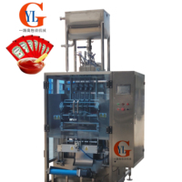 Machine d'emballage liquide à trois côtés scellés Continuons System 3 pour sauce tomate, shampoing, produits de soin de la peau, huile, etc.