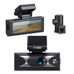 กล้องติดรถยนต์ 4K บันทึกภาพหน้า-หลัง พร้อม Wi-Fi GPS ADAS เลนส์มุมกว้าง 170 องศา F2.0 สำหรับใช้ในรถยนต์ - Product Image 1