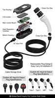 Fabricant OEM Chargeur de véhicule électrique portable 11 kW Type 2 Usine source professionnelle Vente en gros