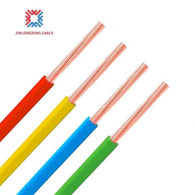 BVR Flexible Stranded Copper Wire PVC Insulated 300/500V 450/750V Electrical Cable for House Building Wiring