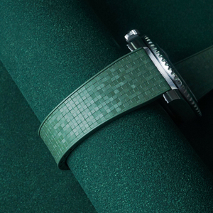 Jettda bán buôn khảm CTS Dây đeo đồng hồ ban nhạc phát hành nhanh chóng 16mm 18mm 19mm 20mm 21mm 22mm 23mm 24mm FKM dây đeo cao su - Product Image 2