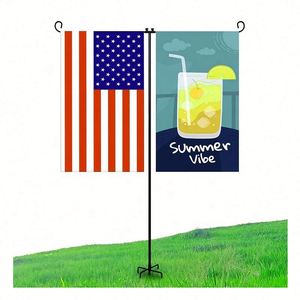 Bandera de Jardín Personalizada con Logotipo, Impresión Digital por Sublimación, Color Brillante, Precio Económico Promocional - Product Image 1