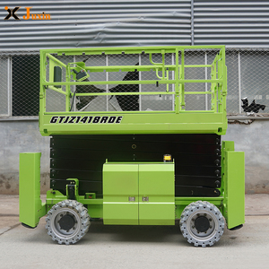 Gunting penggerak sendiri Off road 12m 14m 16m, <span class=keywords><strong>platform</strong></span> pengangkat gunting luar ruangan untuk digunakan pada tanah bergelombang - Product Image 6