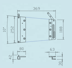 009 bộ hoàn chỉnh cho bộ phần cứng hệ thống gian lận 8 inch - Product Image 2