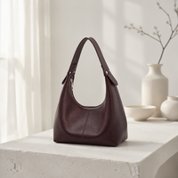 Sac à bandoulière Hobo en PU tendance pour femme, sac souple et décontracté à porter sous le bras, sac à main de luxe multicolore de créateur