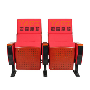 Silla de Auditorio Yachi Ya-L099N Roja Plegable con Reposabrazos para Teatro, Escuela, Sala de Conferencias, Cine - Product Image 2