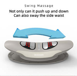 Массажер для поясницы OEM-производства с воздушной тракцией, красным светом, подогревом, вибрацией и EMS, с пультом ДУ - Product Image 3